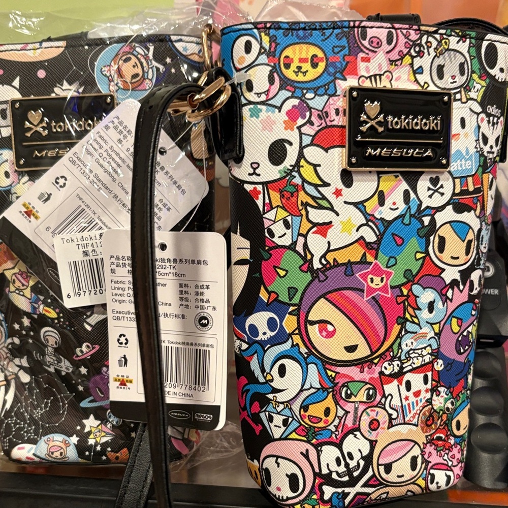 Tokidoki Multicolor Character Pouch your choice space or unicorn